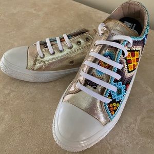Huichol Beaded Athletic Shoes